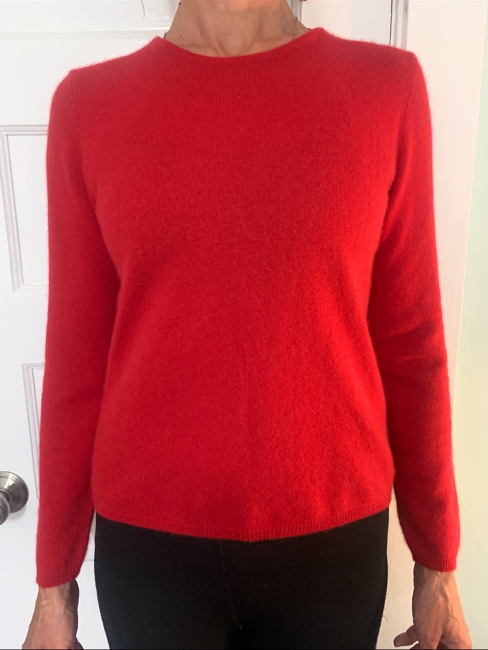 Sutton Studio Red Crewneck Sweater
